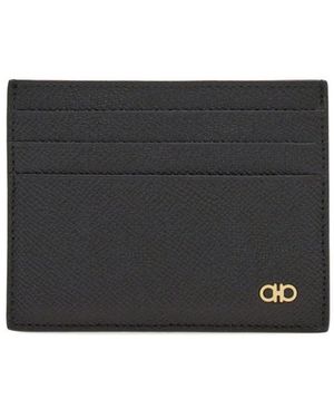 Ferragamo Tarjetero Gancini - Negro