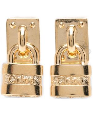 Chloé Paddington Earrings - Metallic
