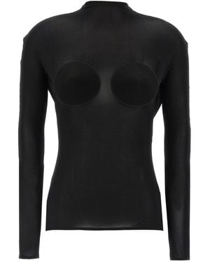 Jean Paul Gaultier Cone Sweater - Zwart