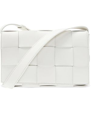 Bottega Veneta Cassette Schoudertas - Wit