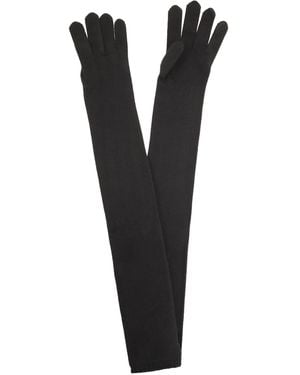 Max Mara Timor Cashmere Long Handschuhe - Schwarz
