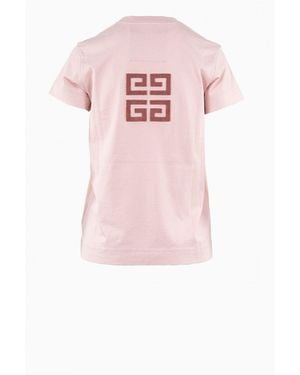 Givenchy T-Shirt mit kurzen Ärmeln, Rosa - Pink