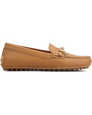 Tod's Leren Loafers - Bruin