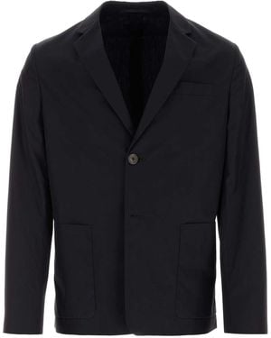 Prada Midnight Cotton Blazer - Blue
