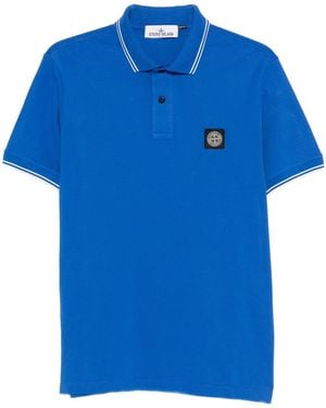 Stone Island Ss Polo - Blau