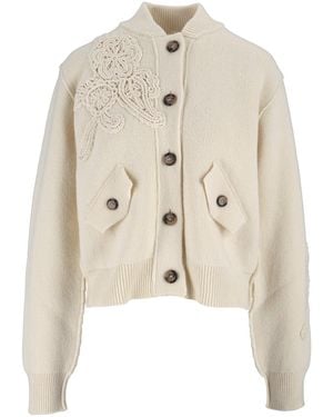 Ermanno Scervino Bommenwerper In Maglia - Wit