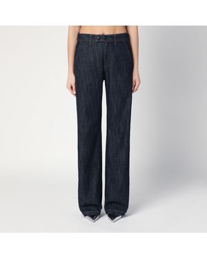 Department 5 Straight Leg Mouning Dark Jeans - Blue