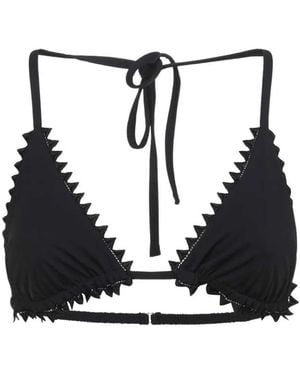Jacquemus Le Haut De Maillot Picot Bikinitop - Zwart