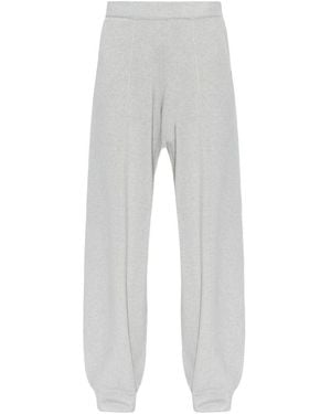 Fabiana Filippi Ribbed-Waistband Trousers - Grey