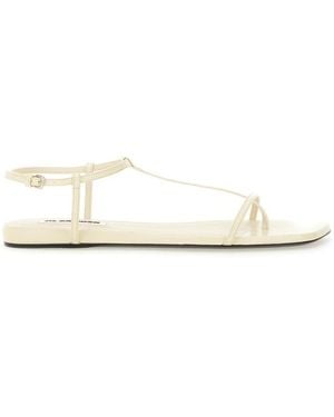 Jil Sander Solid Sandals - White