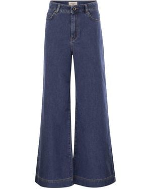 Weekend by Maxmara Vega Jeans Wide Leg - Blue
