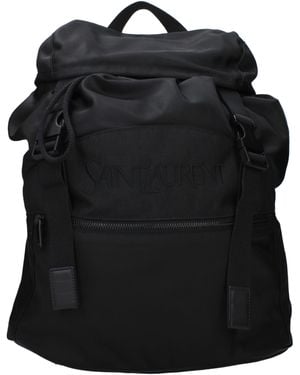 Saint Laurent Backpacks And Baby Bags Fabric - Black