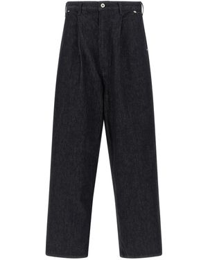 Comme Des GarÃ§ons Homme Comme des Garҫons Homme Wide Leg Jeans - Blau
