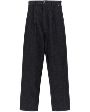 Comme Des GarÃ§ons Homme Wide Leg Jeans - Blue