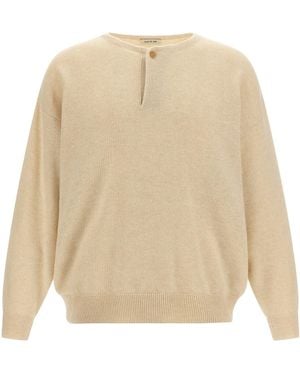 Fear Of God Angst vor Gott 'Henley' Pullover - Natur