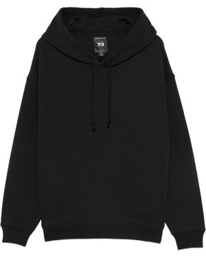 パーカー・フーディ Y-3 Oversized Black Hoodie adidas Y-3 Graphic Hoodie in Black | SVD USA