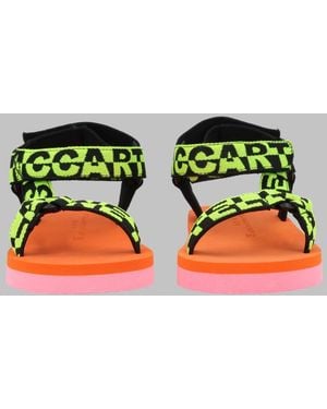 Stella McCartney Kids 100% Polyamide Sandals Made - Green