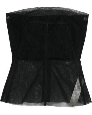 Rick Owens Bustier Top - Black