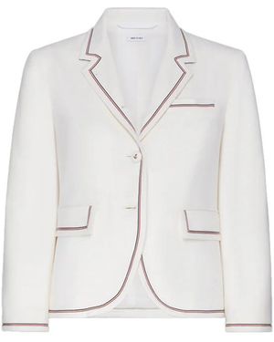 Thom Browne Cashmere Blazer - White