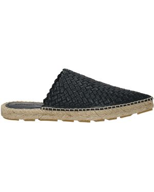 Bottega Veneta Slippers And Clogs/Ink Leather - Blue