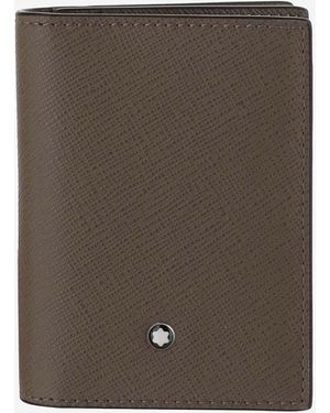 Montblanc Porta Della Carta 4 Compartimenti Sartoriali - Marrone