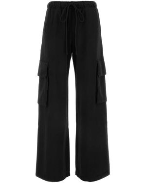 Palm Angels Cotton Sweatpants - Black