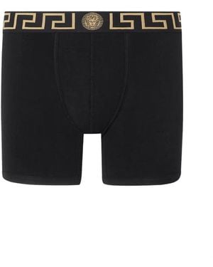 Versace Boxer Con Greca - Black