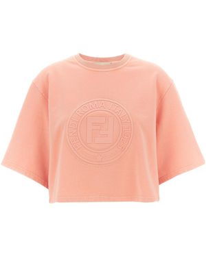Fendi 3D-Sweatshirt " Roma" - Pink