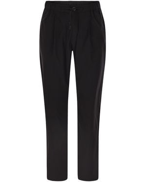 Herno Stretch Nylon Pants - Black