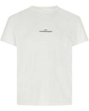 Maison Margiela Cotton T Shirt - White