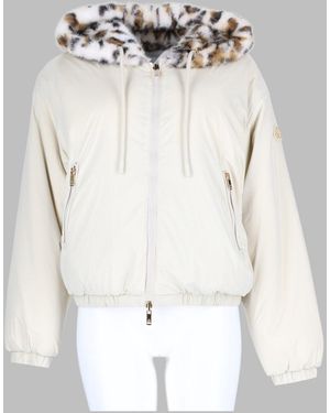 Moose Knuckles Reversible Jacket Eaton Bunny Polyester - White