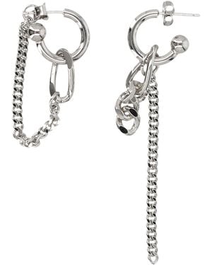 Justine Clenquet Tiko Earrings - White