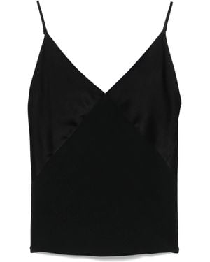 forte_forte Satin Top - Black