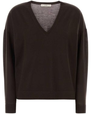 Co. Cholate Cashmere Sweater - Black