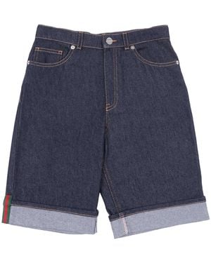 Gucci J Bermuda Reactiv-gecertificeerd De - Blauw