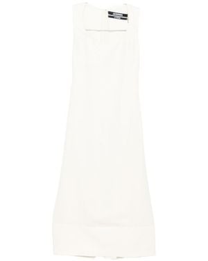Jacquemus La Robe Tablier Long Dress - White