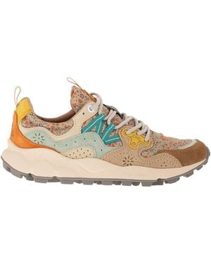 Flower Mountain Zapatillas Yamano 3 de ante y tejido técnico - Verde