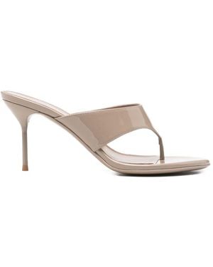 Paris Texas Lidia Thong Sandals - White