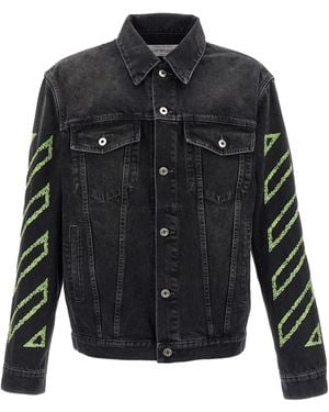 Off-White c/o Virgil Abloh 'Diag arr' Jacke - Schwarz