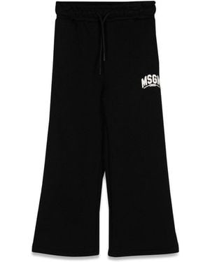 MSGM Fleece Pants Boy - Black