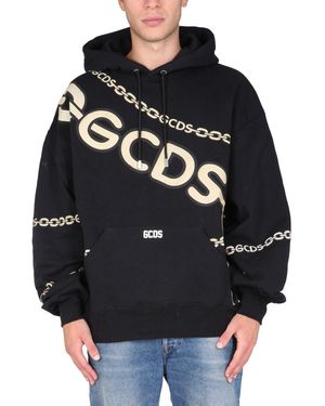 Gcds Chain" Sweatshirt - Black