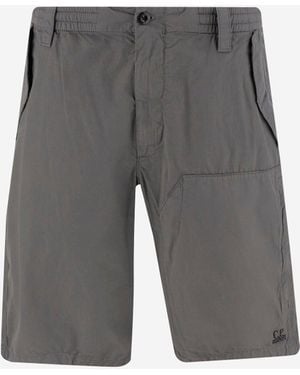 C.P. Company Ripstop Short Trousers - Grey