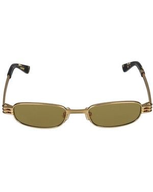Bottega Veneta Occhiali Da Sole Bv1381 S 002 Oro Oro Giallo /20/145 - Verde