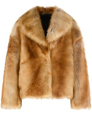 Salvatore Santoro Sheepskin Fur Short Jacket - Brown