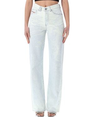 DIESEL 1971 D-Sent Regular Satin Jeans - Blue