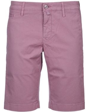 Jacob Cohen Tailored Chino Shorts - Purple