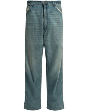 Maison Margiela Wide Leg Jeans - Blue
