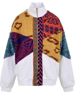 Akep Jacken weiß - Blau