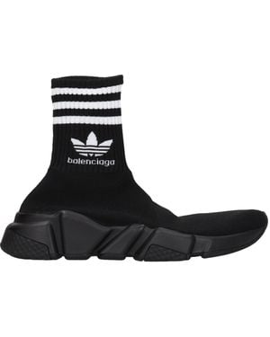 Balenciaga Trainers Adidas Speed Fabric - Black