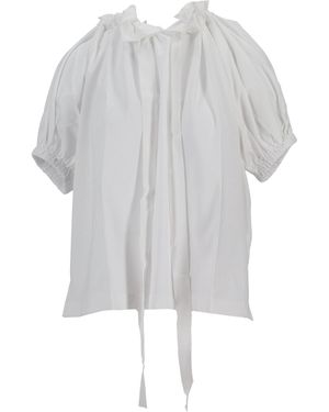 Patou Top de punto con volumen - Blanco